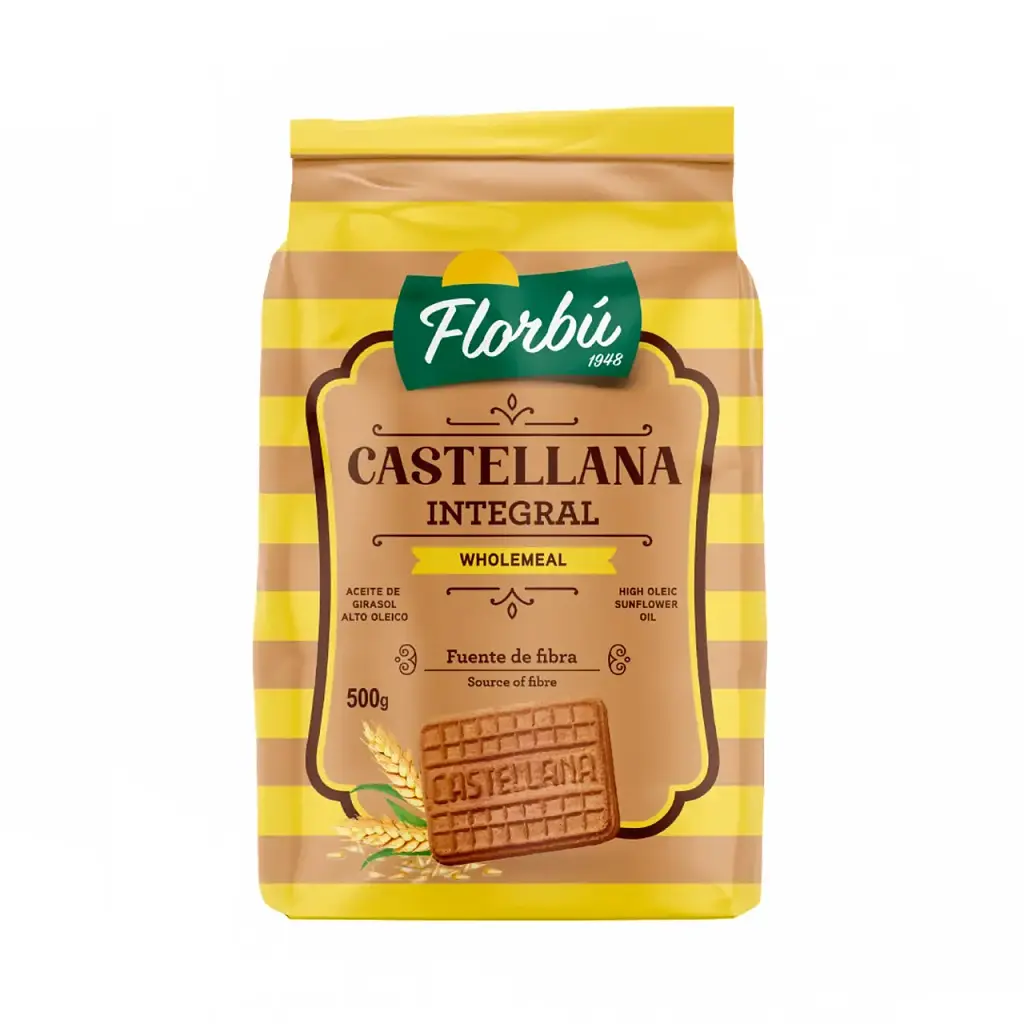 Печиво Florbu Castellana Integral цільнозернове 500 г