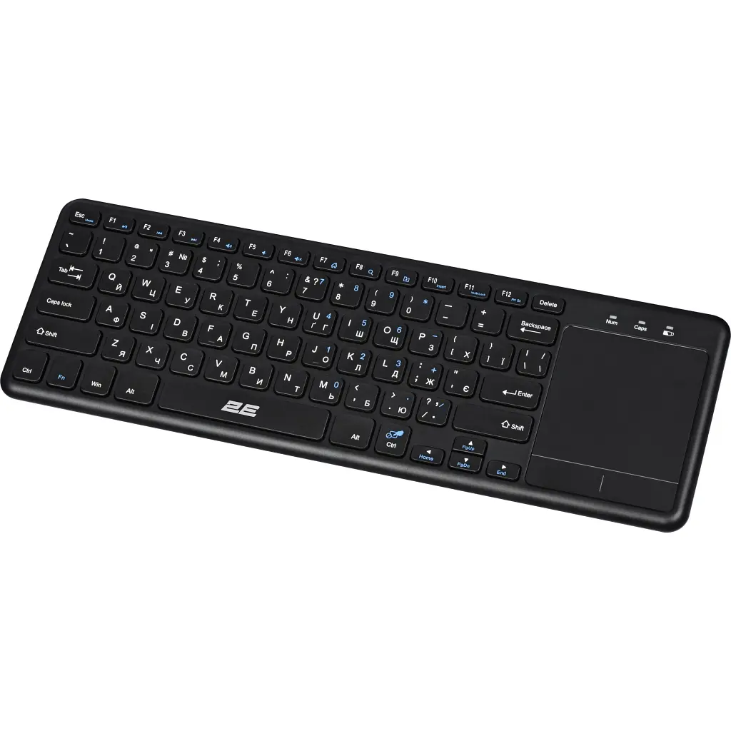 Клавиатура 2E KT100 Touch Wireless UA Black (2E-KT100WB_UA) - фото 4