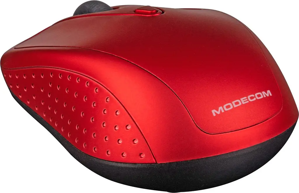 Компьютерная мышка ModeCom MC-WM4.1 беспроводная 3кн. 1600dpi нано ресивер красный (M-MC-0WM4.1-500) - фото 3