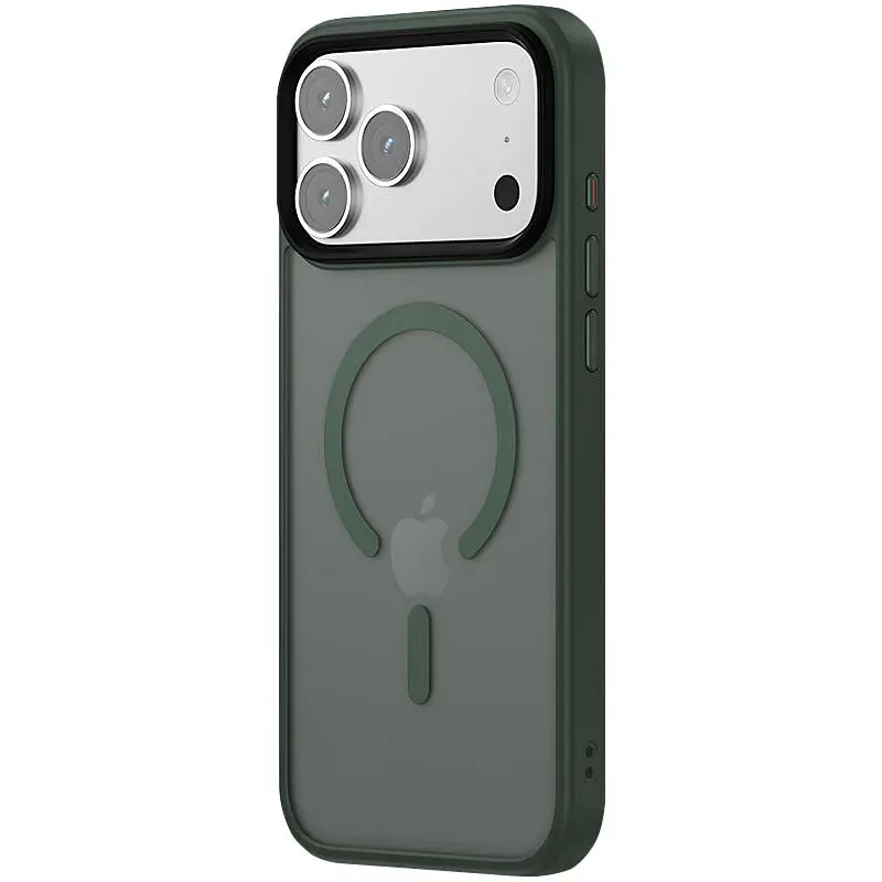 Чохол Ummi Colorful with MagSafe для Apple iPhone 17 Pro Max 6.9" Зелений/Dark Green - фото 2