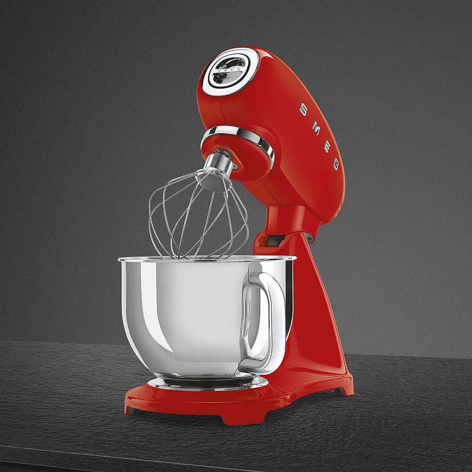 Міксер планетарний Smeg (SMF03RDEU) Retro Style 50's - червоний - фото 8