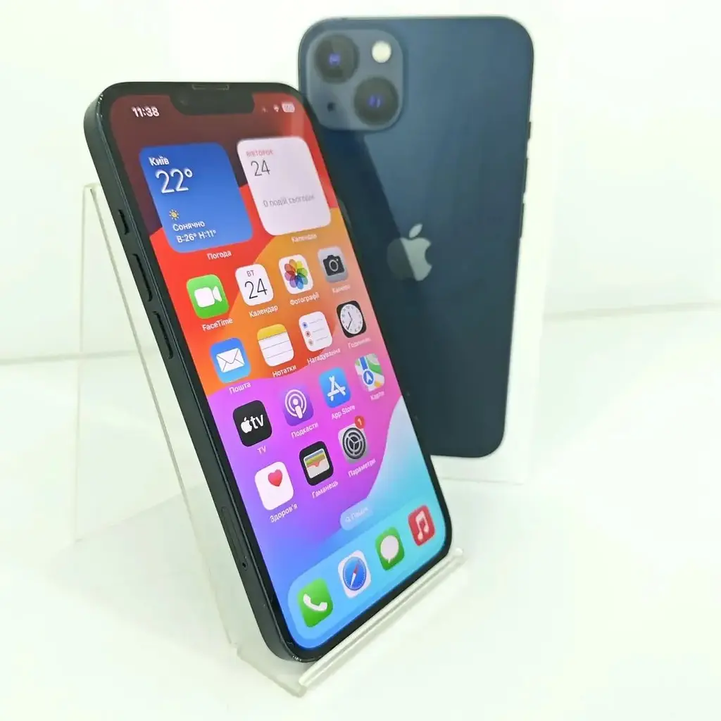 Смартфон Apple iPhone 13 128Gb Midnight A2633 (MLPF3ZD/A) (KXHV7C4PPQ) Б/У - фото 2