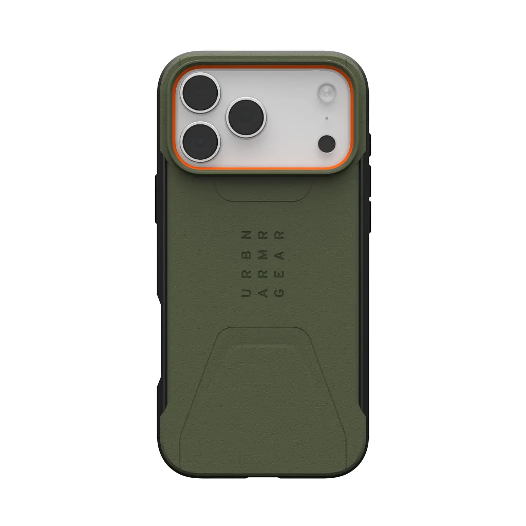 Чохол до мобільного телефона UAG iPhone 17 Pro Max Civilian MagSafe Olive/Orange (114546117297) - фото 2