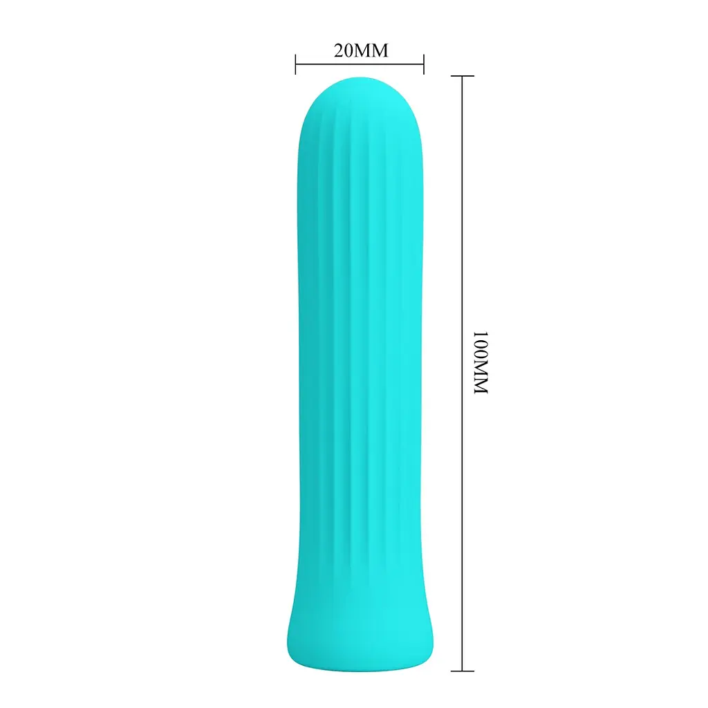 Вібратор Pretty Love Blanche 10 см м'ятний - фото 4