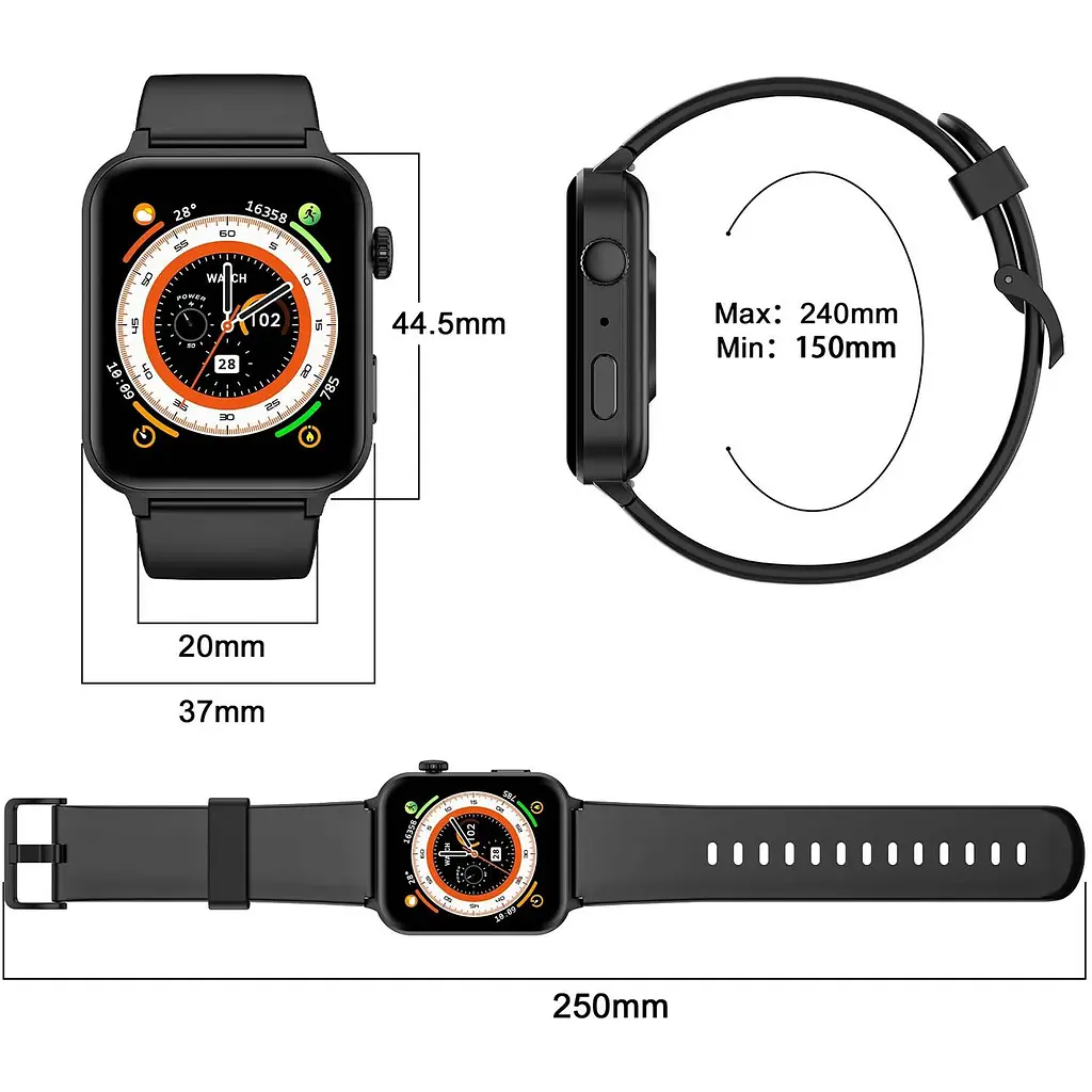 Смарт-годинник Blackview R30 Pro Black (6931548317418) [117681] - фото 6