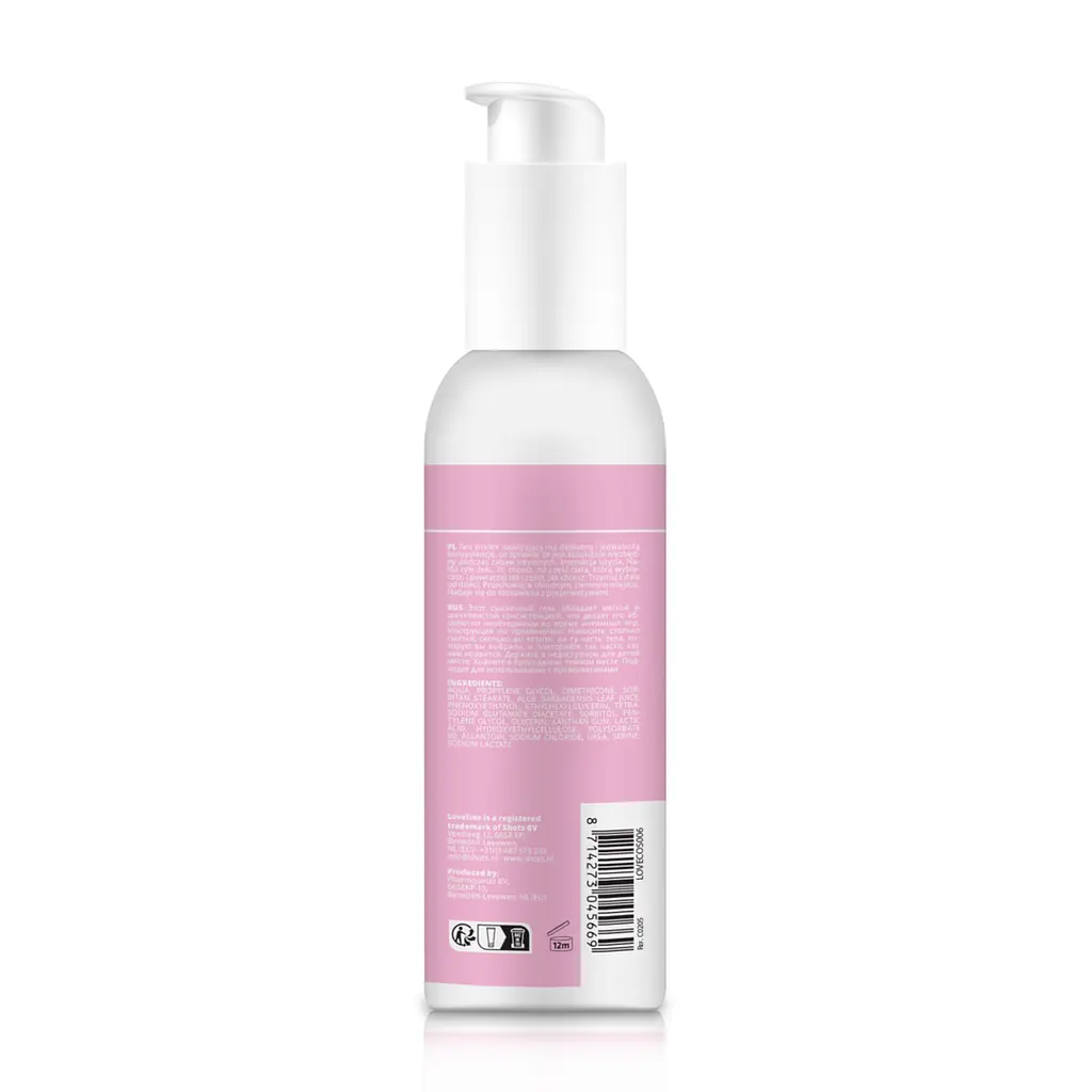 Лубрикант на водній основі Lovelin Silky lubricant 150 мл - шовковистий гель-змазка, червоний флакон - фото 2