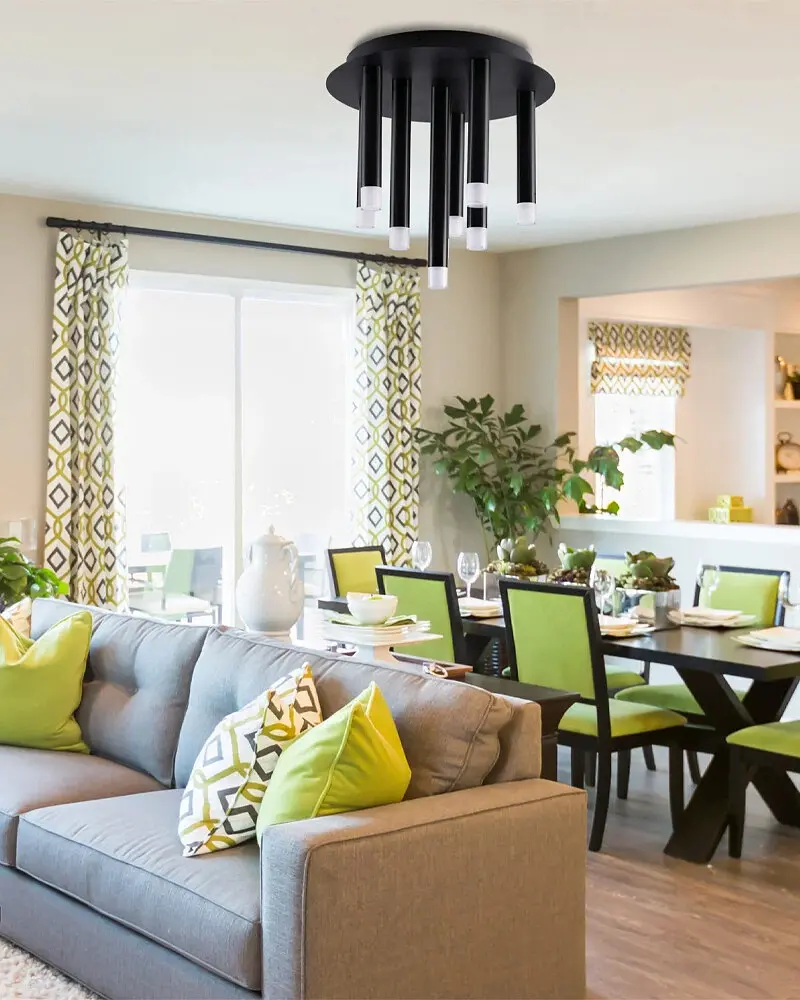 Люстра Goldlux 326638 Glam G9 9x8W IP20 Черная - фото 3