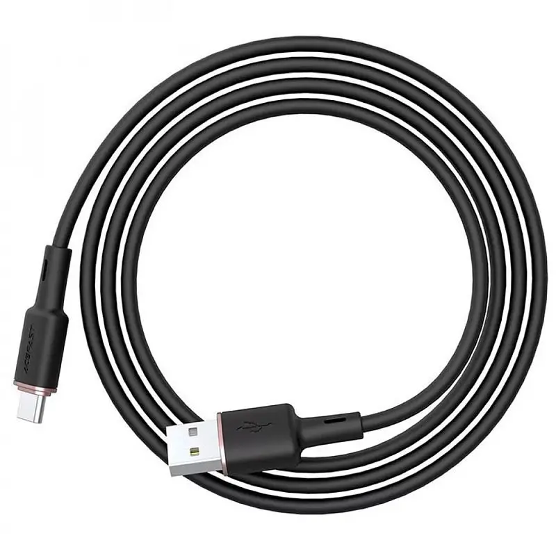 Дата кабель Acefast C2-04 USB to Type-C 3A (1.2m) Black - фото 3