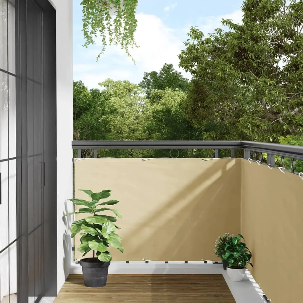 Сітка ширма для балкона 110 г/м² (0.9 х 4 м) Молочний - фото 2