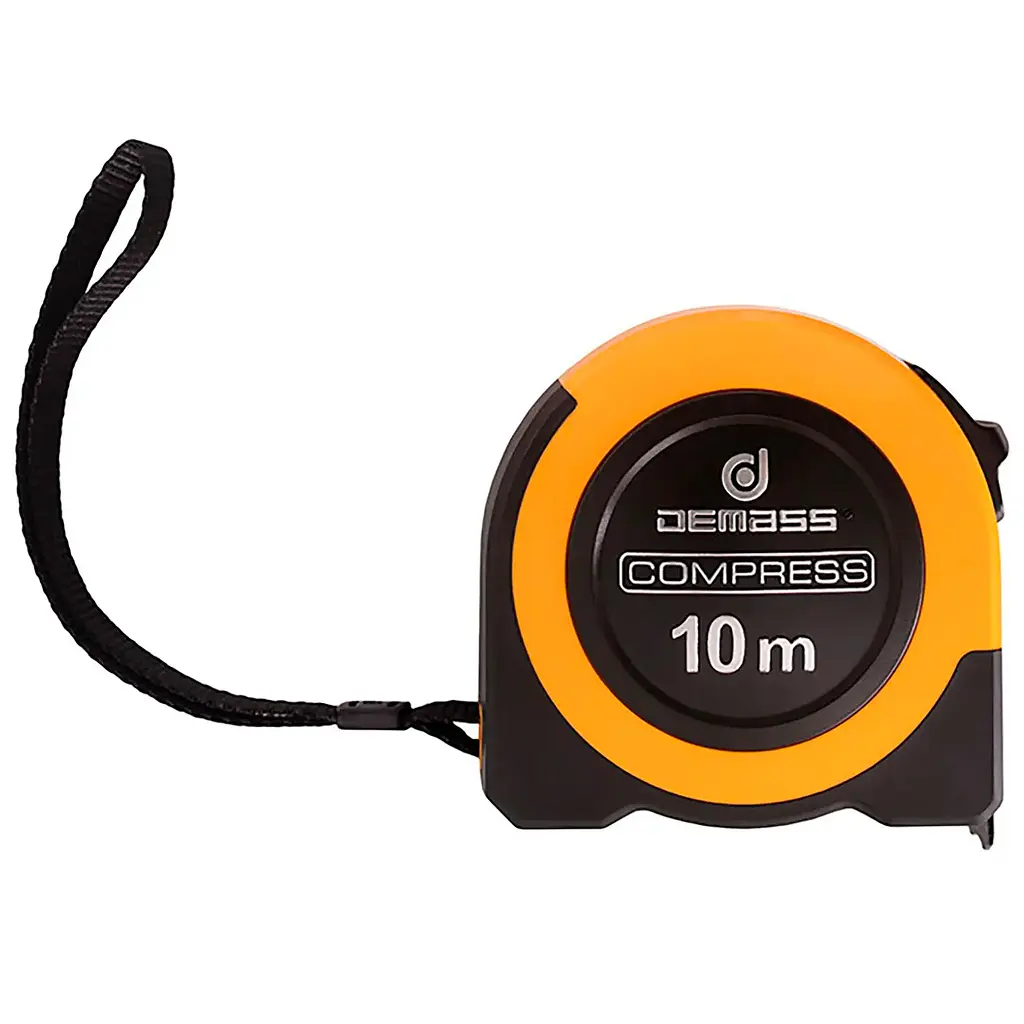 Рулетка Demass Compress вимірювальна 10 м x 25 мм (RW 10025)