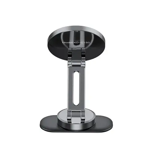 Автотримач XO C150 Magnetic 360° rotating holder with metal base Чорний - фото 2