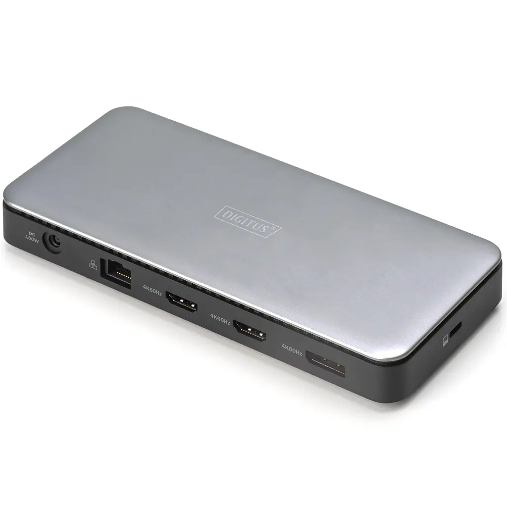 Порт-реплікатор Digitus USB-C > 2xHDMI/DP/2xUSB-A/USB-C/SD/MicroSD/RJ54/DC/Audio (DA-70917) - фото 2