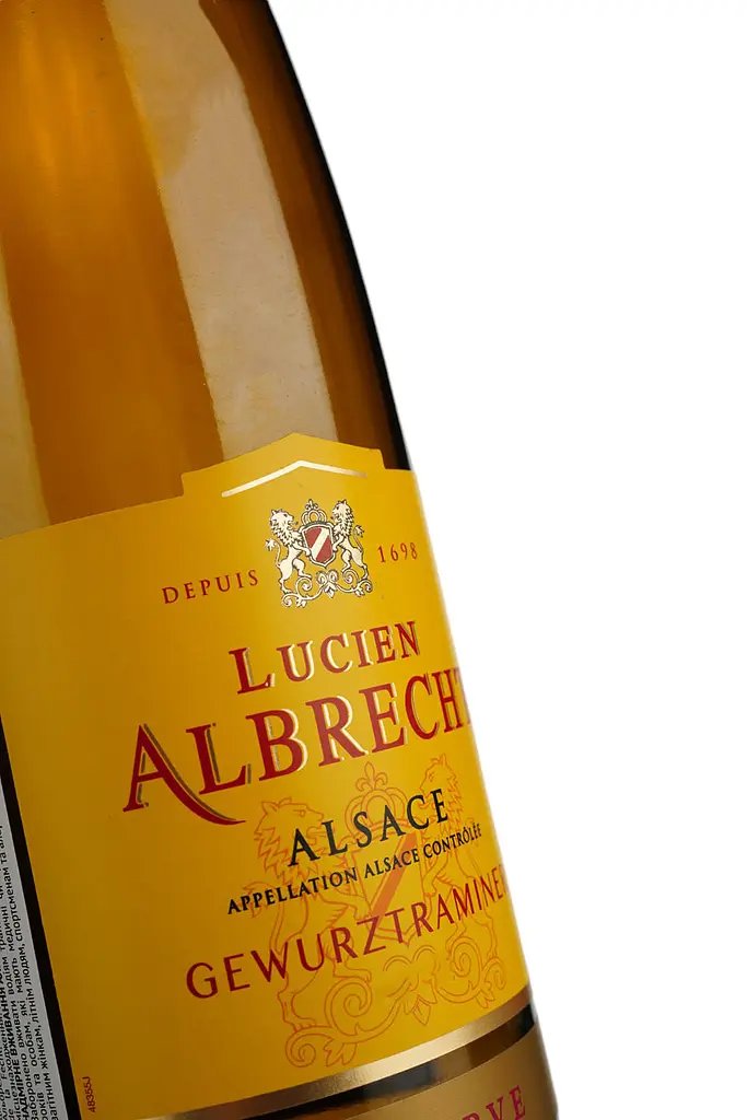 Вино Lucien Albrecht Gewurztraminer Reserve, белое, полусухое, 13,6%, 0,75 л - фото 3