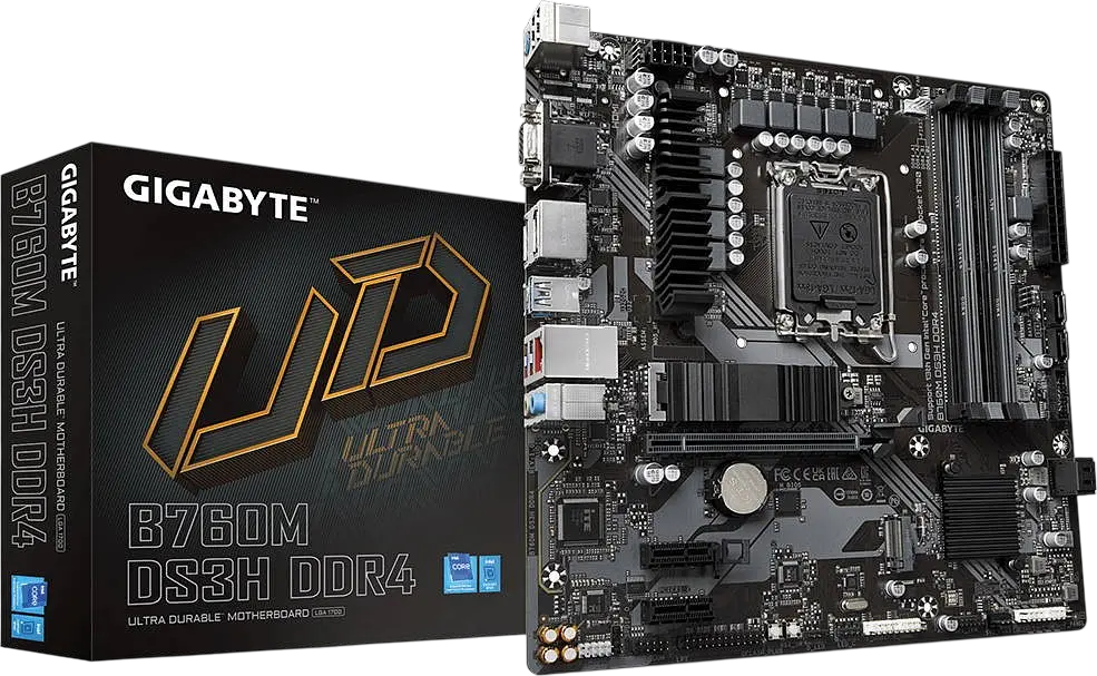 Материнська плата Gigabyte B760M DS3H DDR4 LGA 1700 (B760M DS3H DDR4) - фото 4