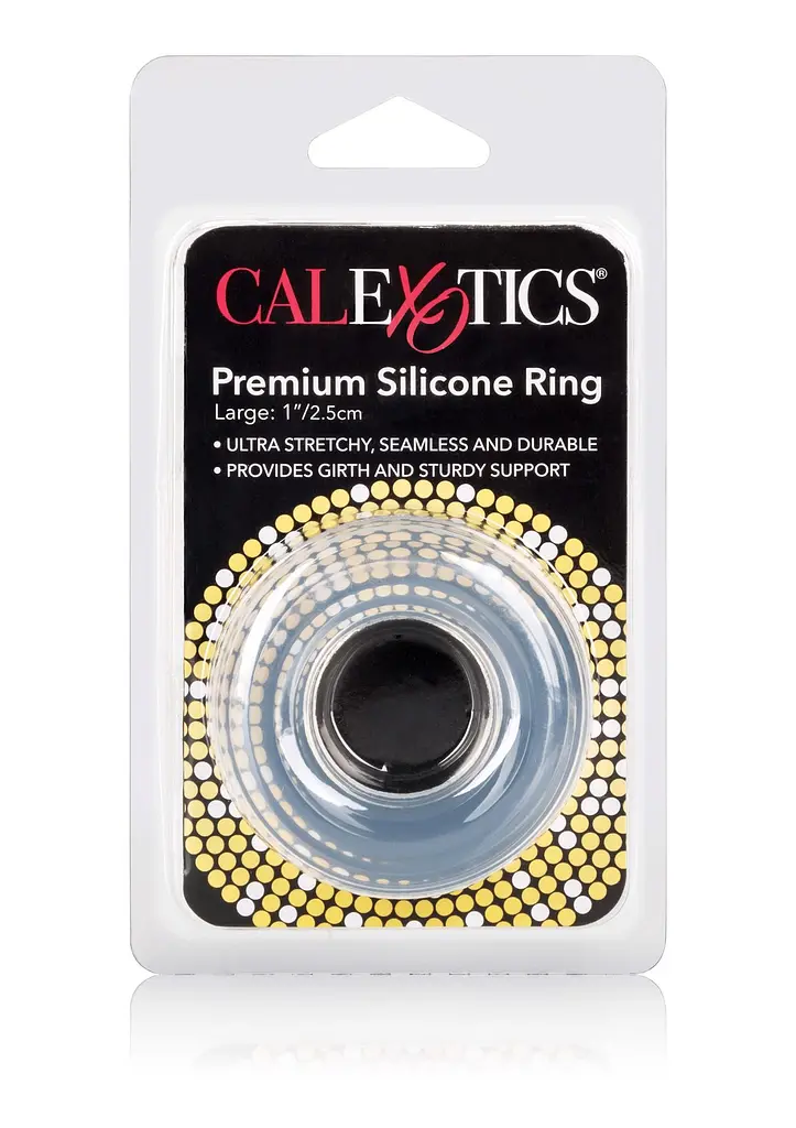 Ерекційне кільце CalExotics Premium Silicone Ring Large прозоре - фото 5