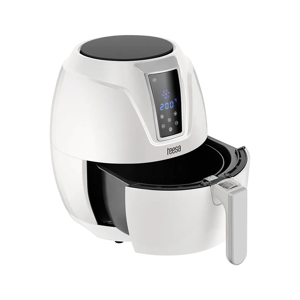 Аерогриль аерофритюрниця TEESA DIGITAL AIR FRYER 3,2L WHITE - фото 3