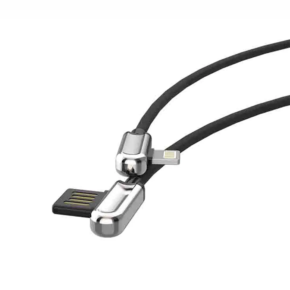 Кабель Aspor A118 USB – Micro (2.4A/1м)- срібло - фото 2