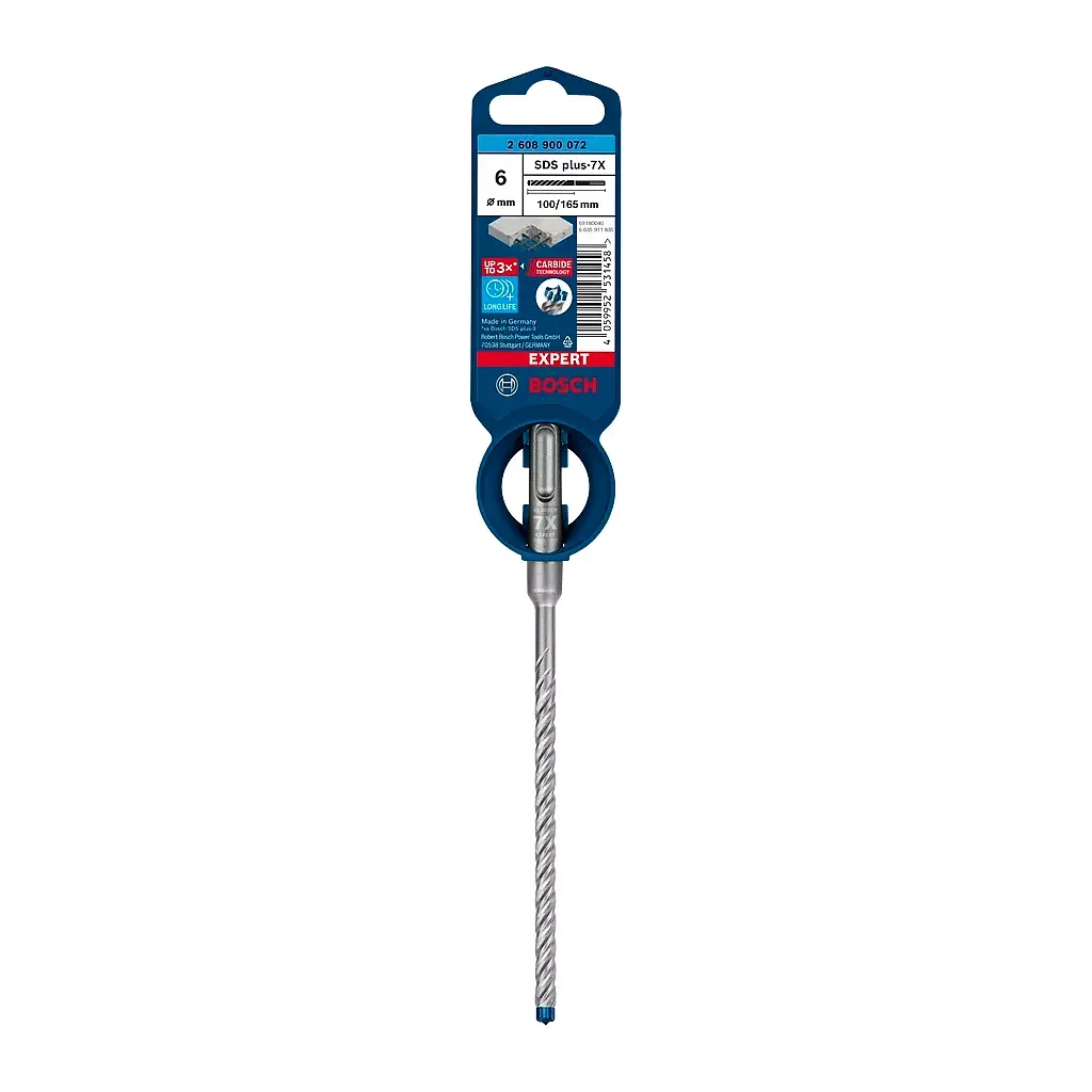 Бур Bosch SDS-7X для армованого бетону 6x100x165 (2.608.900.072) - фото 2
