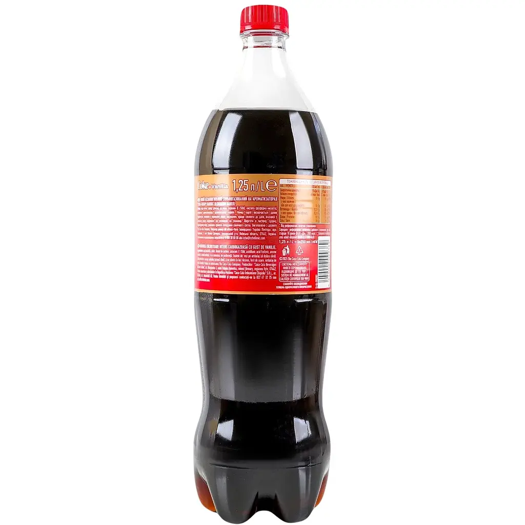 Напій Coca-Cola Vanilla безалкогольний сильногазований 1.25 л - фото 5
