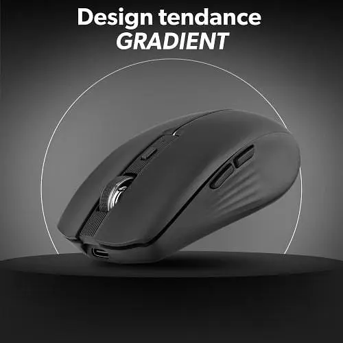 Перезаряжаемая черная мышь DUAL CONNECT - GRADIENT - фото 3
