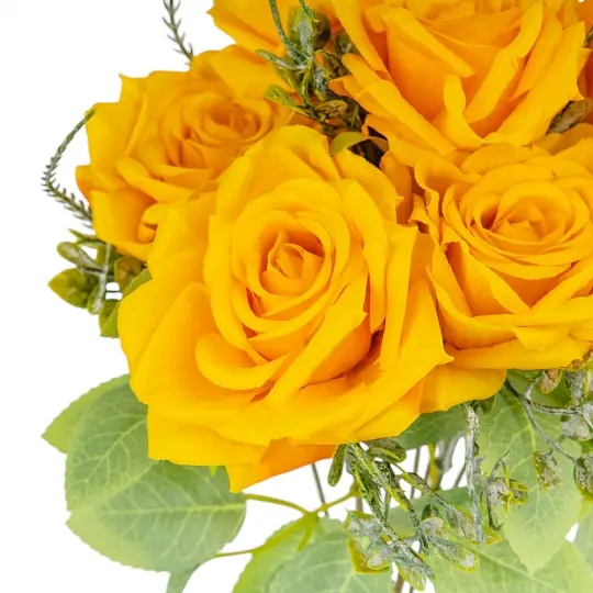 Букет троянд Elisey 9 бутонів жовтий 40 см (9207-017) - фото 2