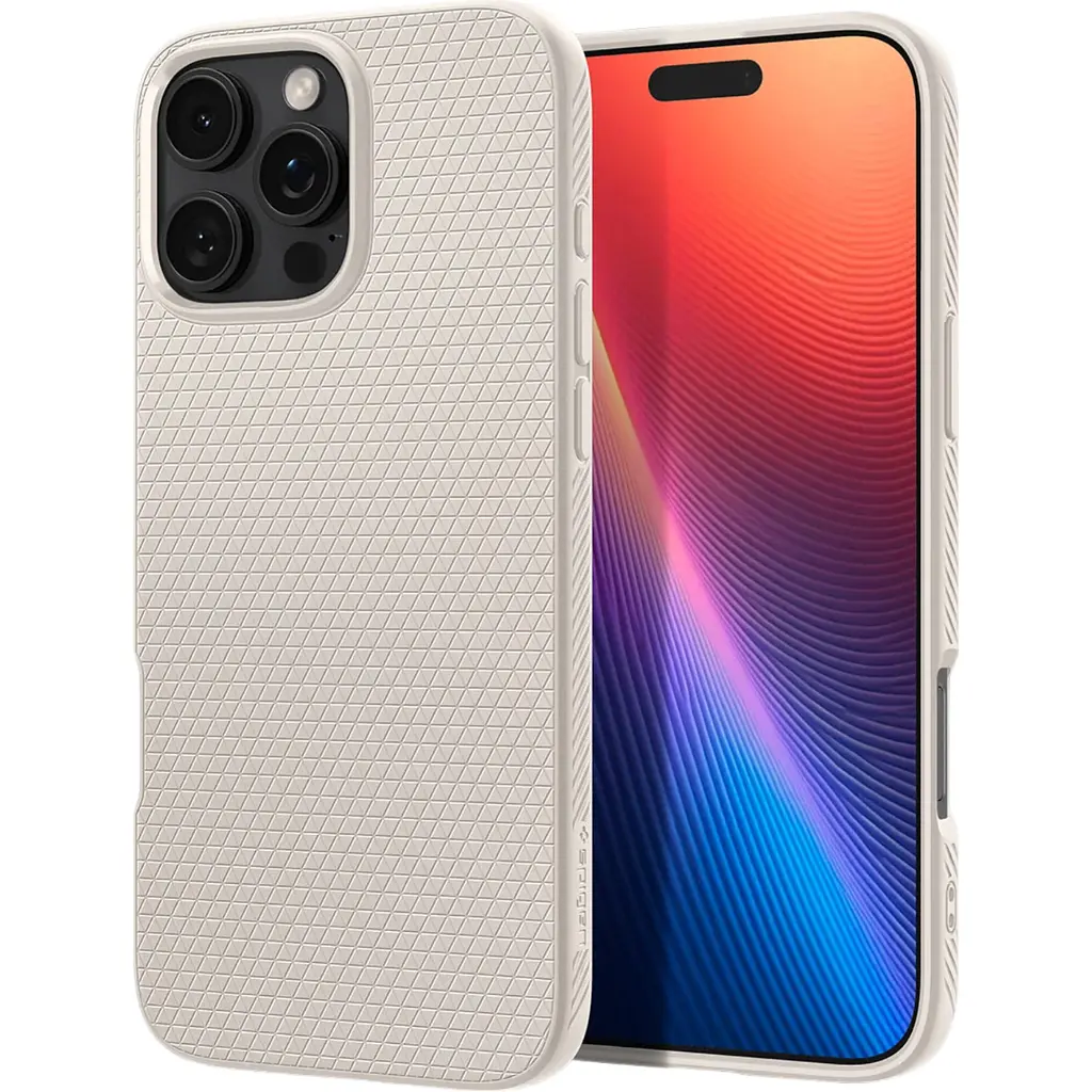 Чохол Spigen Liquid Air Case для Apple iPhone 16 Pro Max Natural Titanium [ACS07991] [118843] - фото 2