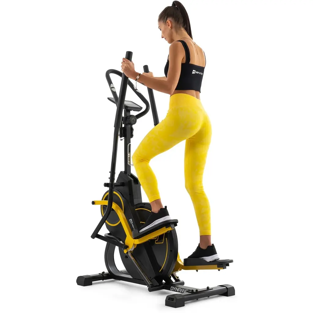 Орбитрек Hop-Sport HS-450B Dynamic магнитный черно-желтый - фото 13