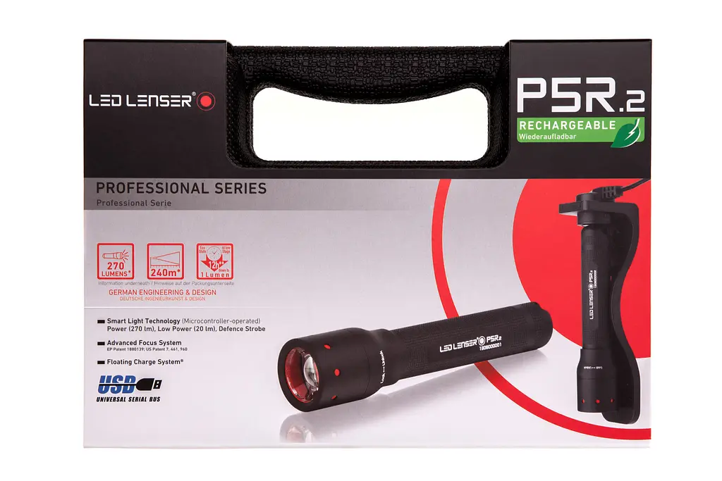 Фонарь Ledlenser P5R.2 заряжается - фото 9