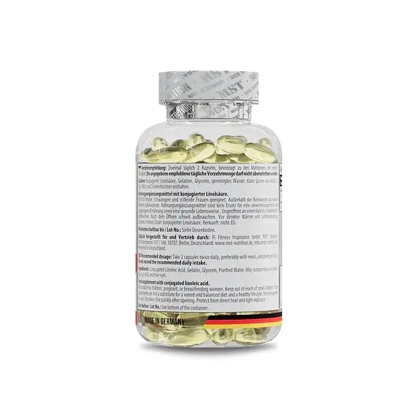 Кон'югована лінолева кислота MST Nutrition CLA 4000, 92 капсули - фото 3