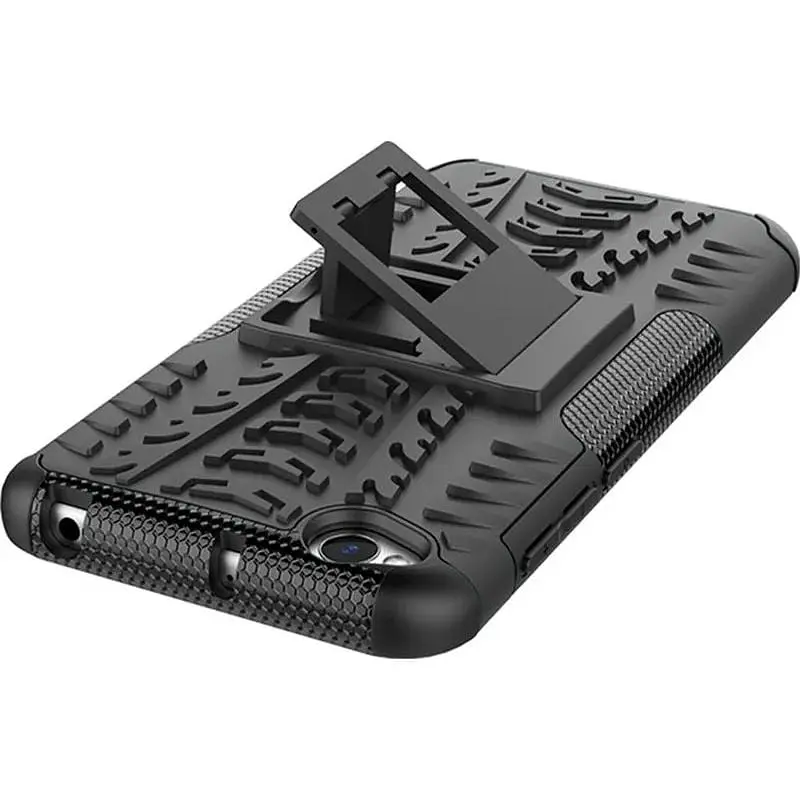 Чохол-накладка Toto Dazzle Kickstand 2 in 1 Case Xiaomi Redmi Go Black - фото 6