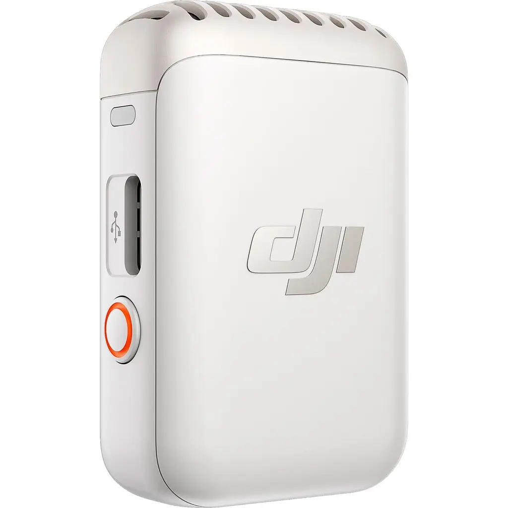 Передавач радіосистеми DJI Mic 2 Transmitter Pearl White (CP.RN.00000329.01) [104406] - фото 2