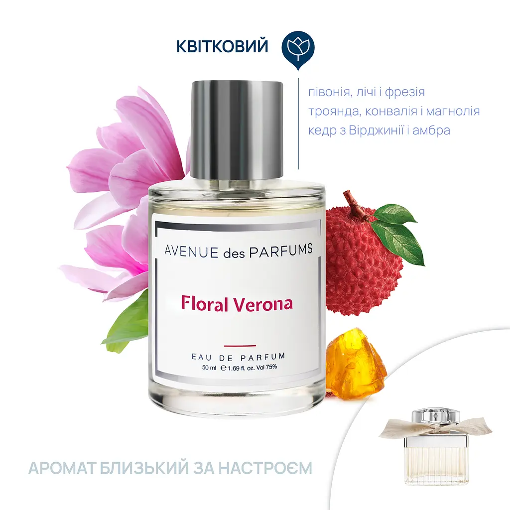 Парфумована вода Floral Verona Avenue des Parfums 50 мл - фото 2