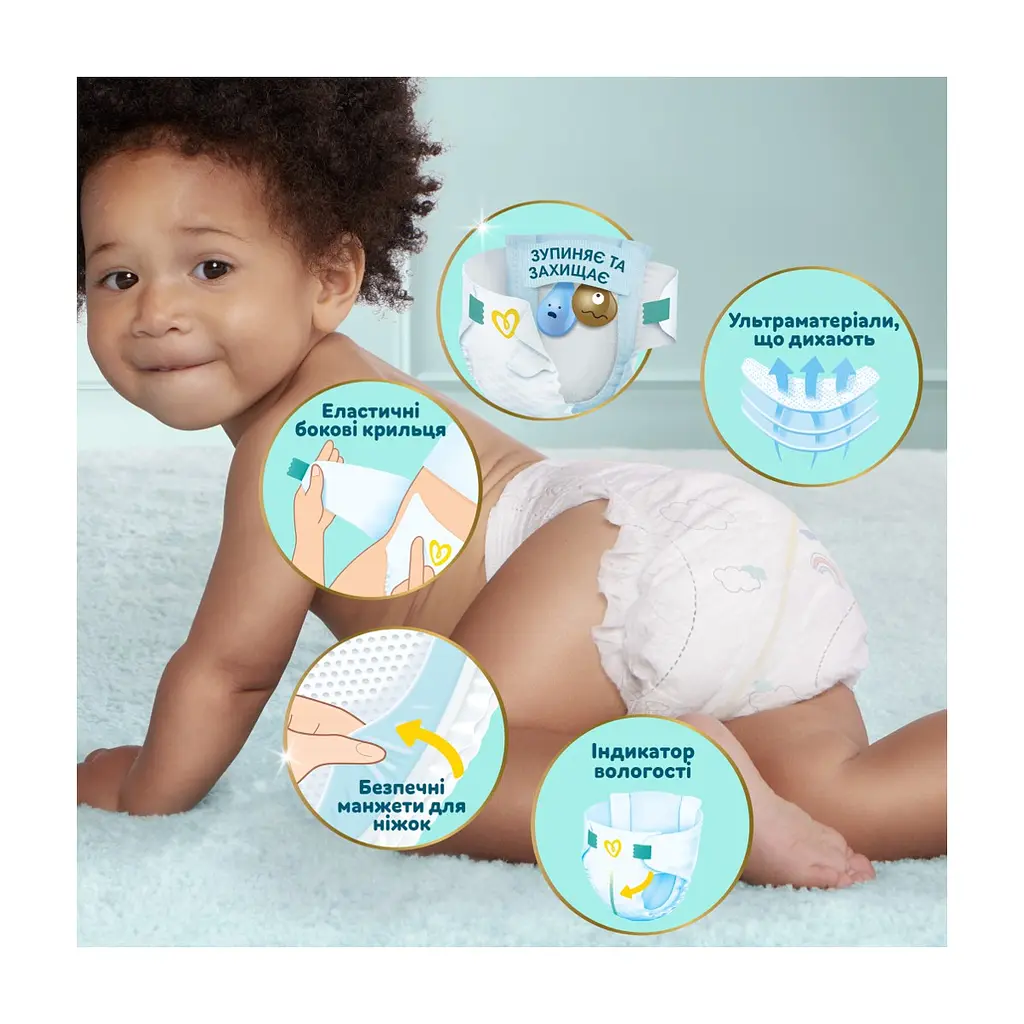 Підгузки Pampers Premium Care Junior 5 (11-16 кг) 88шт (4015400541813) - фото 5