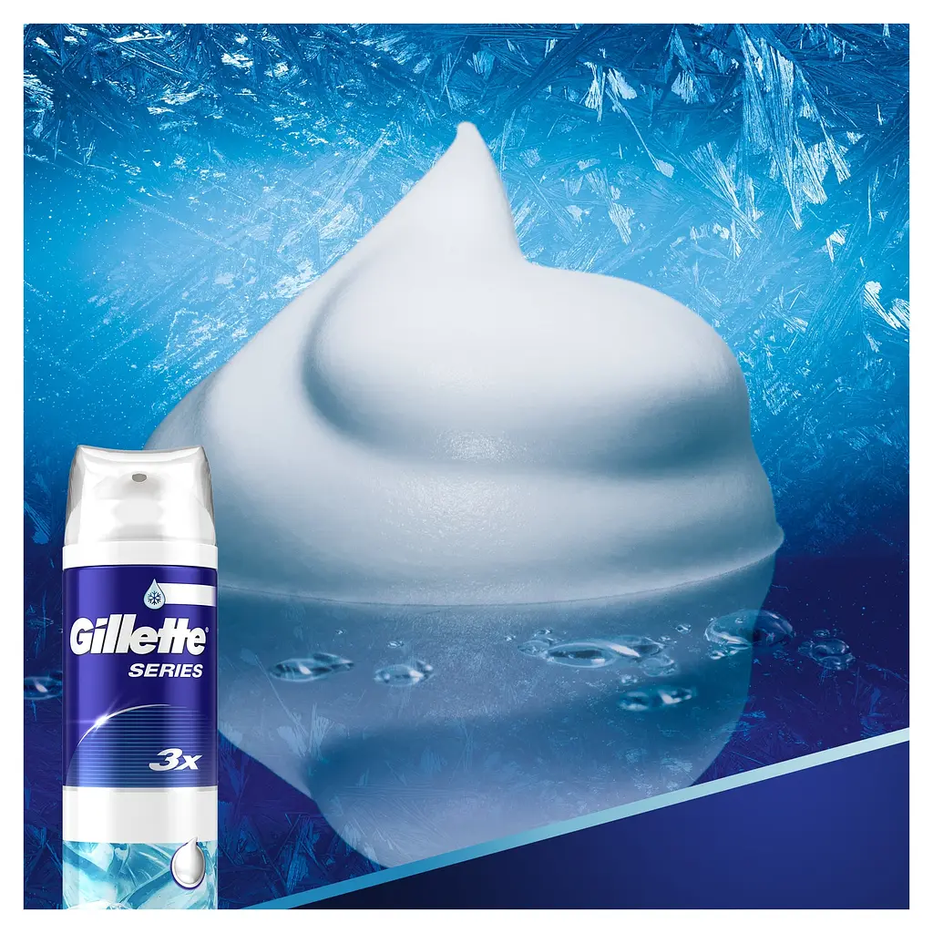 Пена для бритья Gillette Series Sensitive Cool 250 мл - фото 4