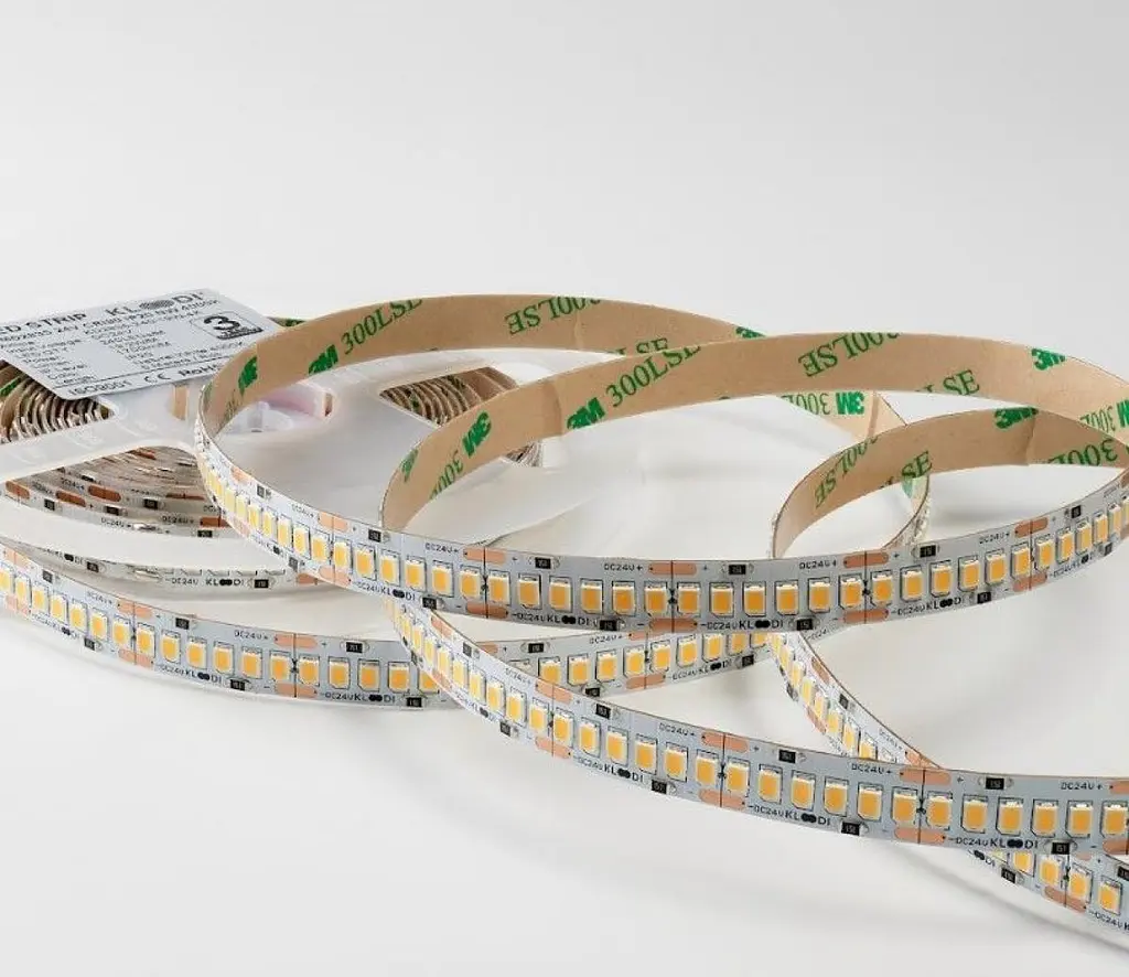 LED Лента 19,2W 240LED 4000K 1700LM IP20 24V KLOODI KD2835-240-19.2W-4К-24V - фото 2