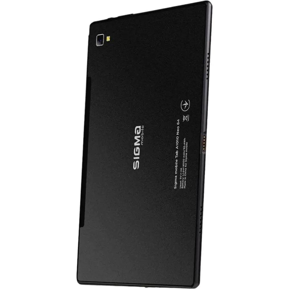 Планшет Sigma Mobile Tab A1010 Neo 4/64GB 4G Dual Sim Black + чехол-книга - фото 4