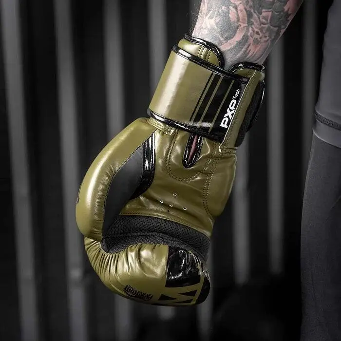 Перчатки боксерские Phantom Athletic Apex Army Green - 14 унций - фото 5