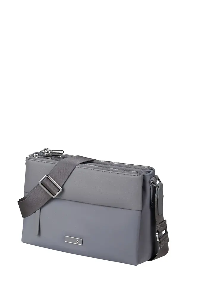 Сумка Крос-Боді Samsonite ZALIA 3.0 SILVER GREY 28,5x19,5x9,5 KM4*08011 - фото 4