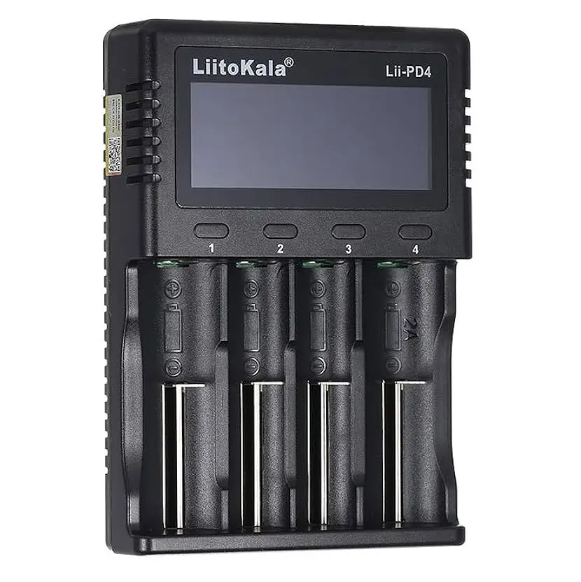 Зарядний пристрій LiitoKala Lii-PD4 для 4-х акумуляторів Li-Ion/LiFePO4/Ni-Mh - фото 2