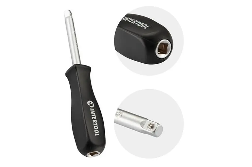 Набір інструментів Intertool RED 111 од., 1/4" x 1/2" (ET-9110) - фото 8