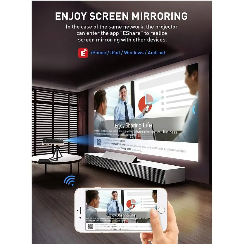 Проектор XPRO 4K P09 Android 9 (MER-14174_8610) - фото 9