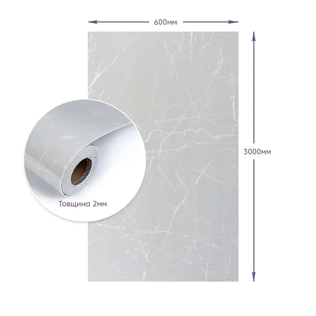 Самоклеящаяся стеновая PET плитка Sticker Wall в рулоне 600х3000х2мм SW-00002431 - фото 3