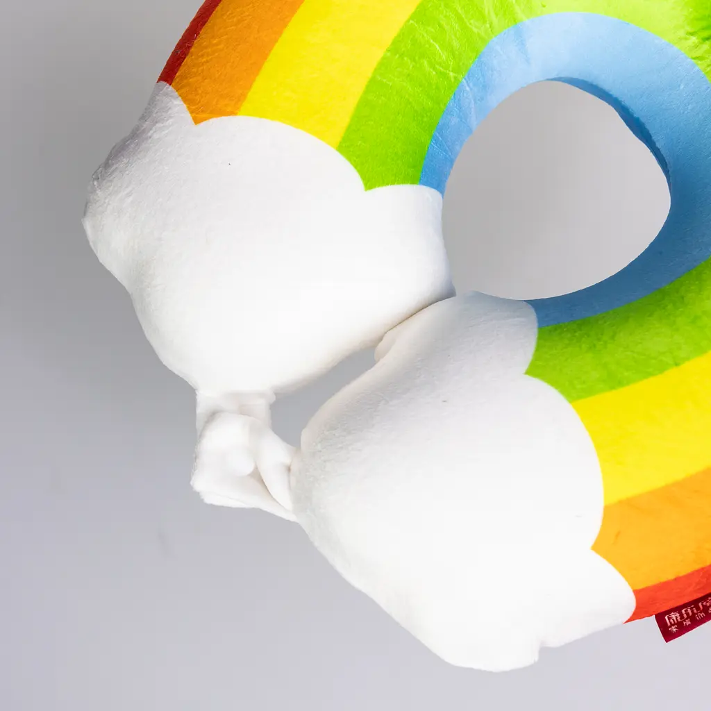 Подушка для шиї Rainbow U-подібна червоний HP-56-13R - фото 2