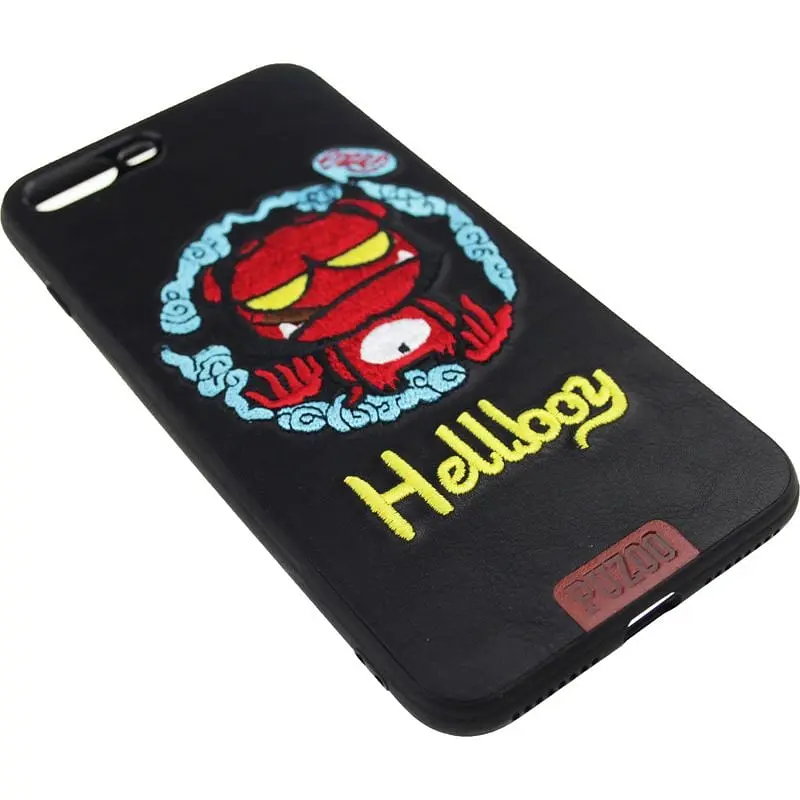 Чехол-накладка PUZOO TPU+TPU with stitchwork craft Star show iPhone 7 Plus/8 Plus Black Hellboy - фото 2