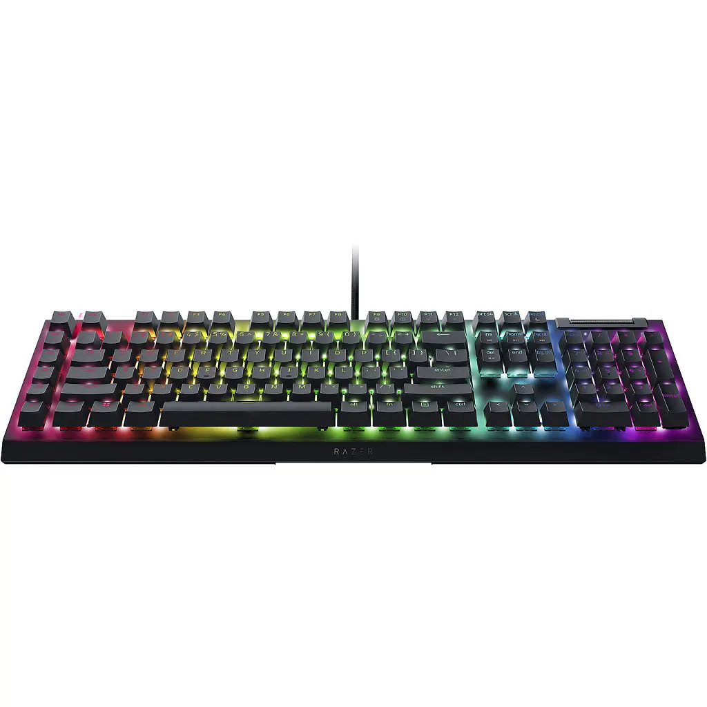 Клавіатура Razer BlackWidow V4 X Yellow Switch USB RU Black (RZ03-04702500-R3R1) - фото 3