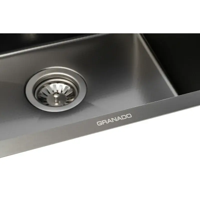 Мийка кухонна GRANADO Galera S201 black honeycomb (GS02201BH) - фото 6