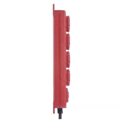 Фільтр мережевий 4 розетки 5 м Red 16А до 3.68 кВт Emos teh0024044 - фото 2