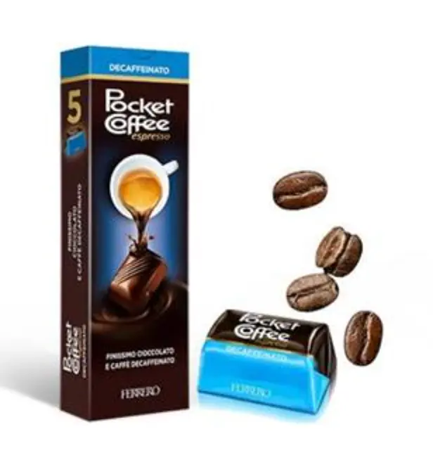 Шоколадні цукерки Ferrero Pocket Coffee Decaffeinato 5шт, 70г - фото 3