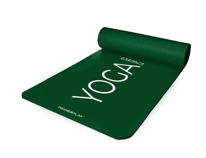 Килимок для йоги та фітнесу PowerPlay 4151 NBR Performance Mat Зелений (183x61x1.5) (PP_4151_Green) - фото 4