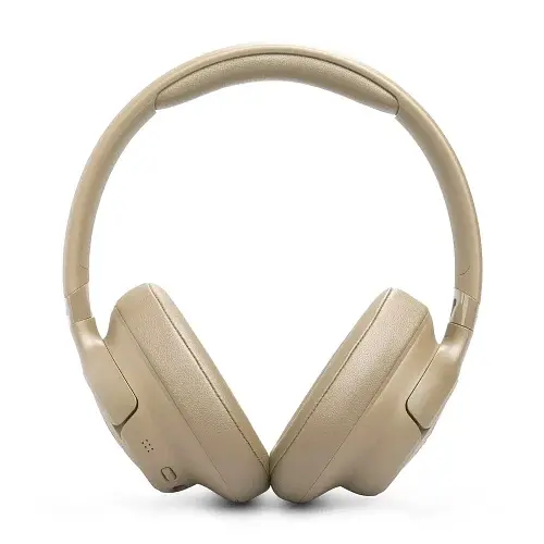 Навушники бездротові JBL Tune 730BT, Beige, Bluetooth, мікрофон, акумулятор 500 mAh, технологія "Pure Bass", кнопки на чашках навушників, швидка зарядка (JBLT730BTBEG) - фото 2